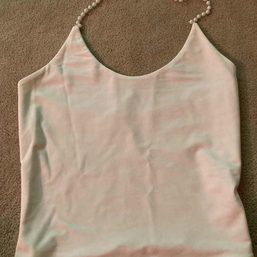 Calvin Klein Jeans White Halter Top